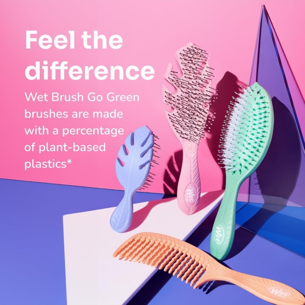 Wet Brush Paddle Detangler - Vibrant Green - Picture 12 of 13